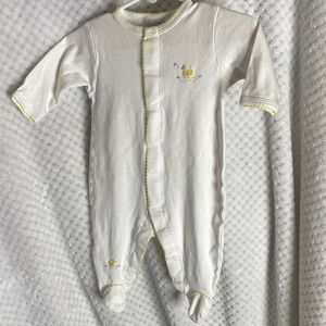 KissyKissy premier White and Yellow One Piece sleeper